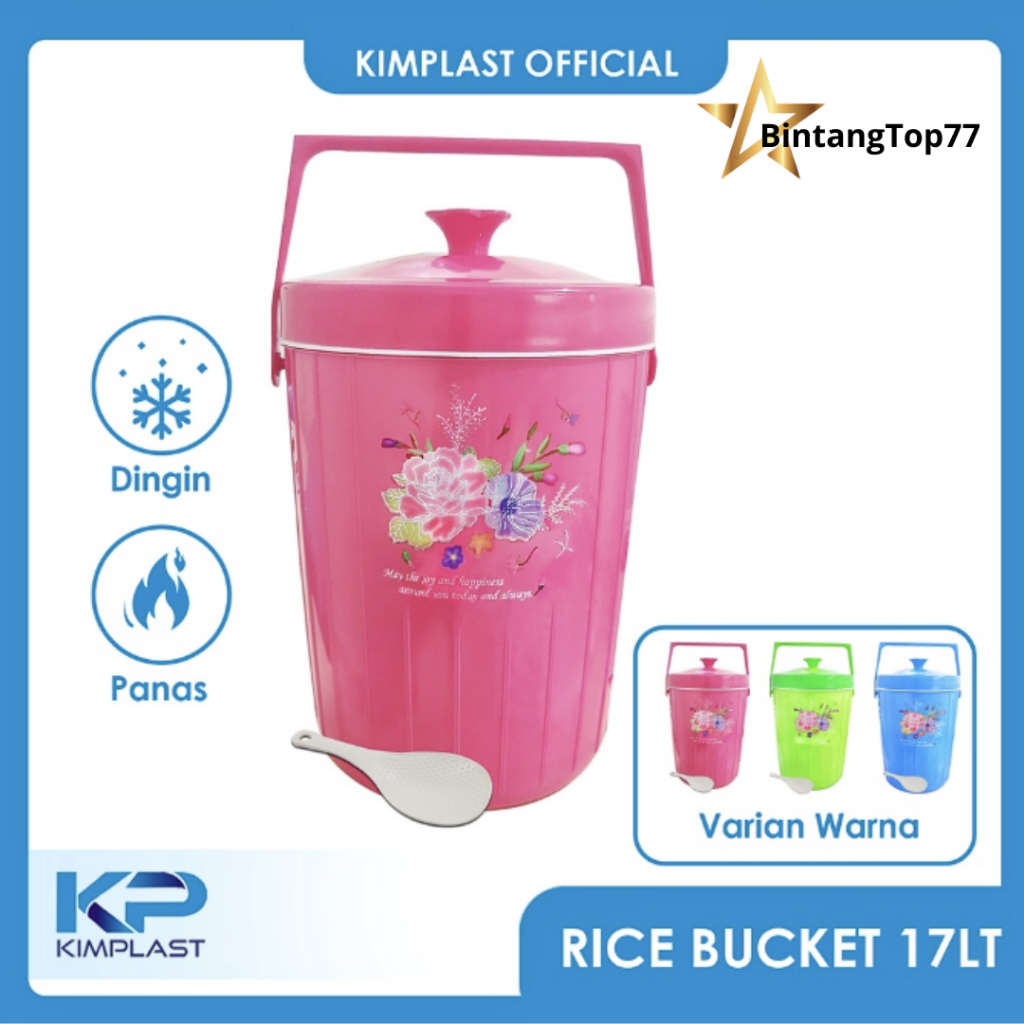 Rice / Ice Bucket / Termos Nasi 17 Liter Kimplast