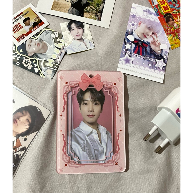 photocard wonwoo trading card tc cafe in seoul pc barbie seventeen svt official