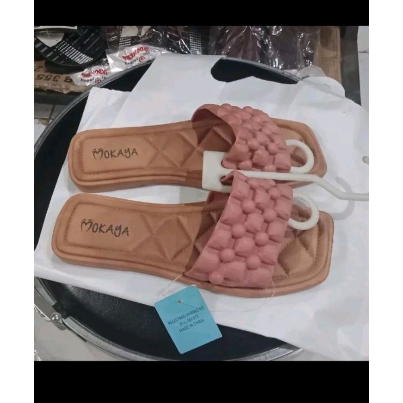 sandal kokop teplek wanita mokaya