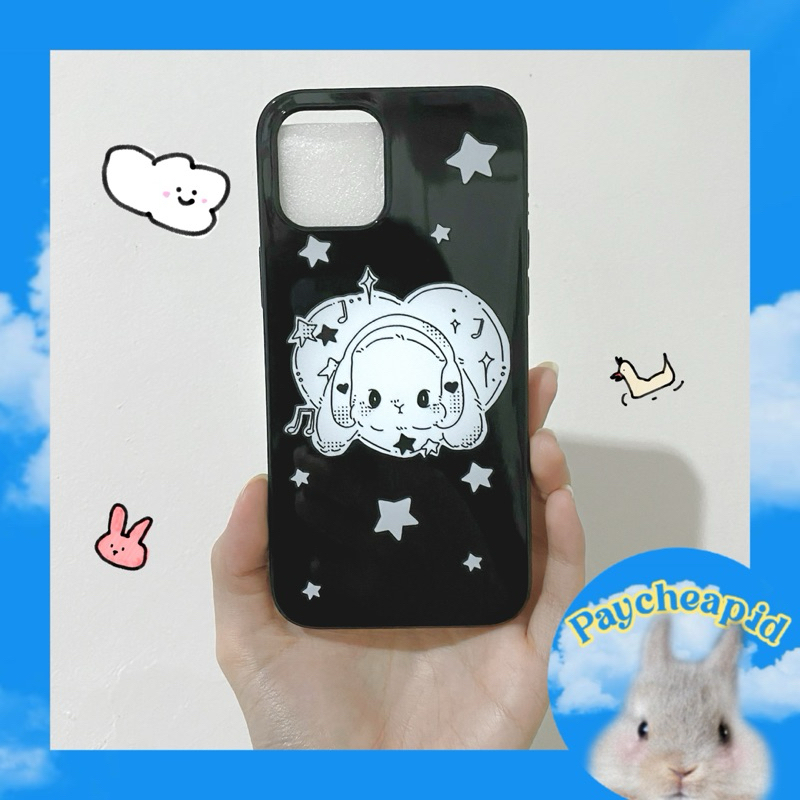 Case Iphone 12 Pro Max/Case Hitam Lucu/Silikon Case Iphone/Casing Hp Iphone/Casing Hp Hitam