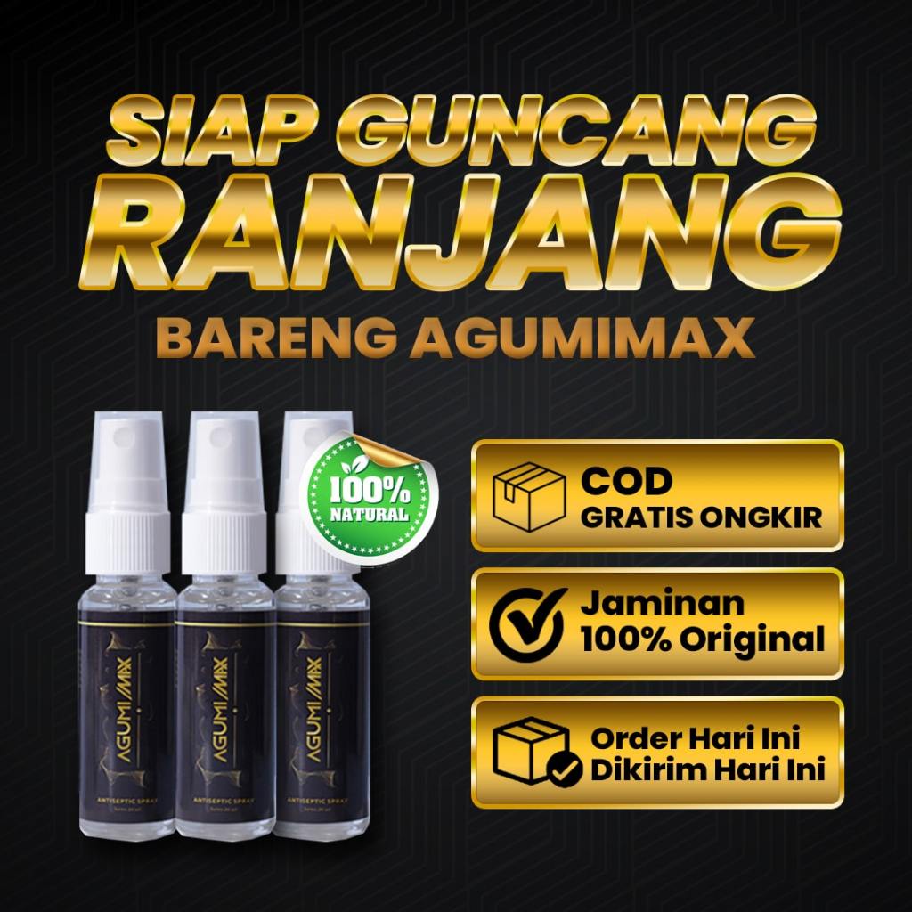 Agumi Max , Herbal pria dewasa , Obat tahan lama , Spray tahan lama , Terapi cepat keluar , Terlaris