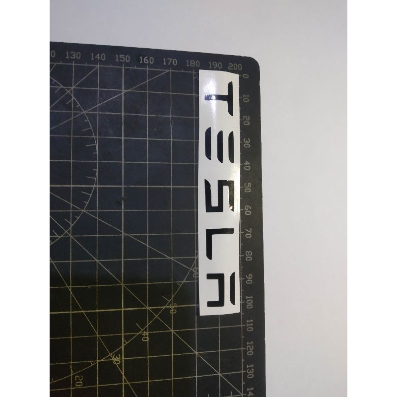 

cutting stiker tesla