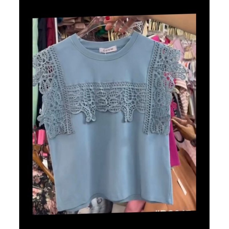 Kaos Import Brukat Korean top