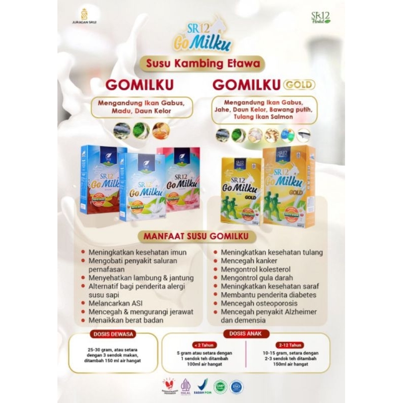 

bersama GoMilku SR12 dan GoMilku GOLD, Jaga Kesehatan Tulang, Sendi, Otot, BuMil, BuSui, Anak2, Lansia