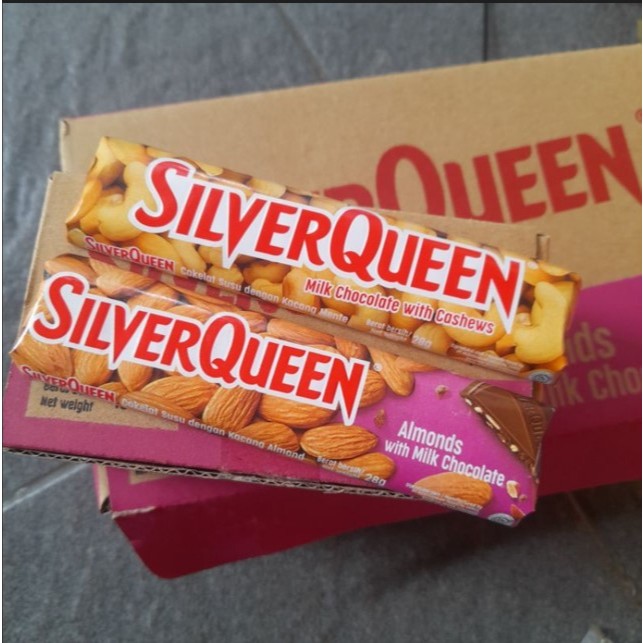 

Ready 1 Pack Silverqueen 22 Gr x 10 Pcs Expired Maret 2026