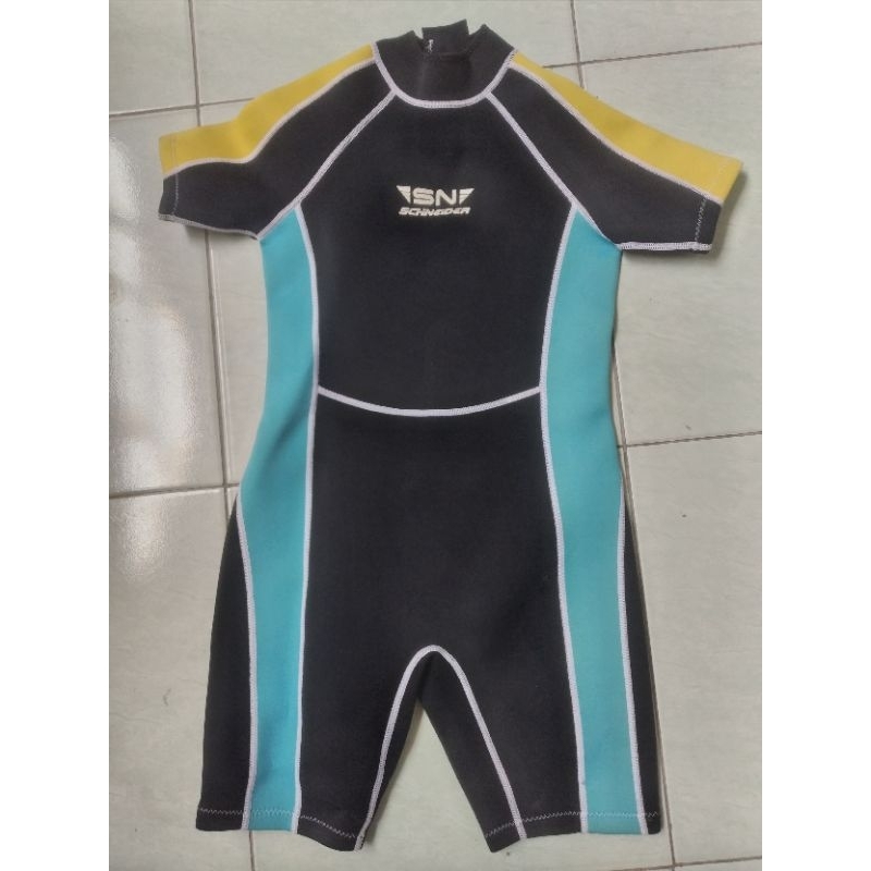 wetsuit baju diving anak preloved