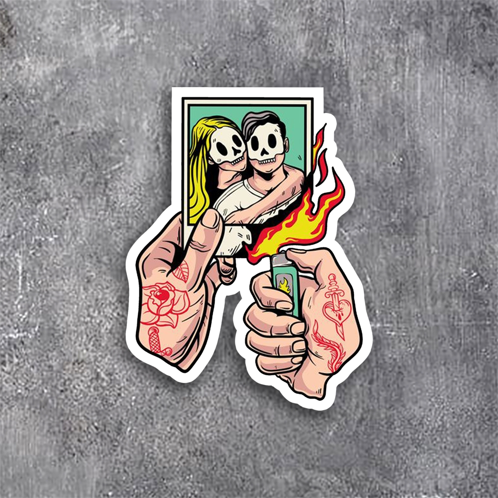 

Stiker Bakar Foto Bisa Custom Bahan Vinil Tahan Air