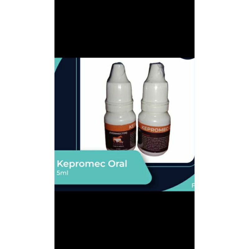 Kepromec Oral 5ml Obat Kutu Demodex scabies Kucing Anjing Kelinci Musang
