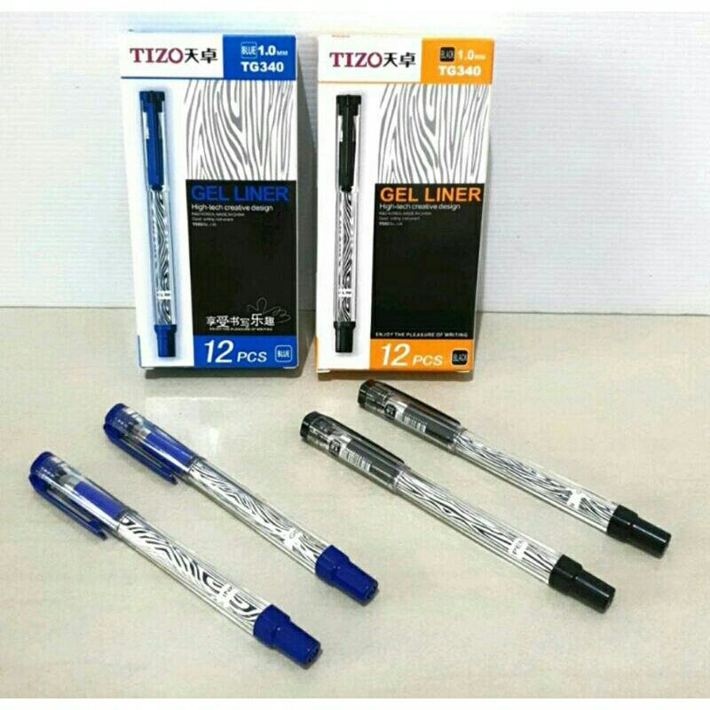 

Pulpen Gel Tizo TG340 / Bolpen Tizo 1.0