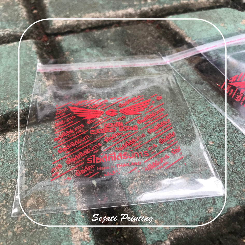 

(Isi 500 pcs) Sablon Plastik Opp Roti 15x18 Sablon Plastik Kemasan