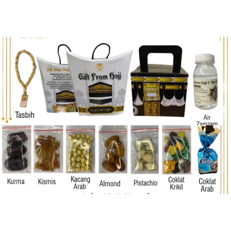 

Paket oleh oleh haji dan umroh Suka Suka 5gr sd 10gr