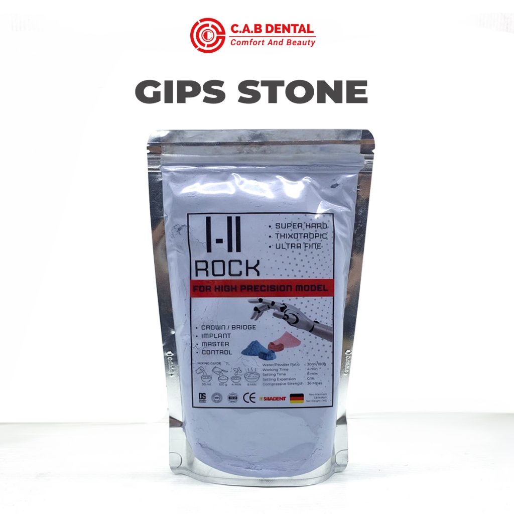 GIPS STONE BIRU / Gips Dental Plaster Biru / Stone Biru