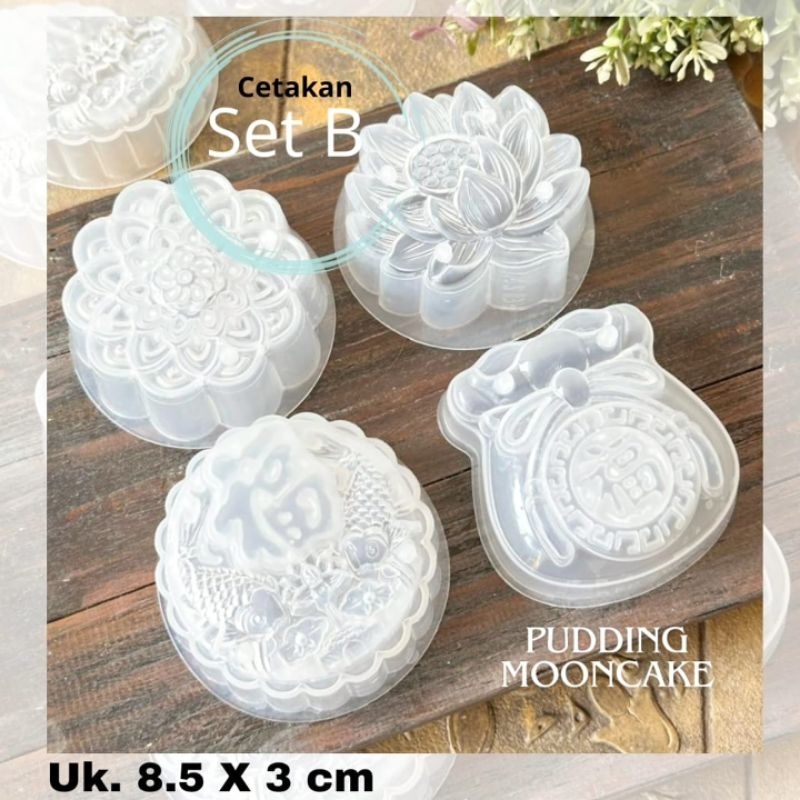 Cetakan Pudding Mooncake seri B