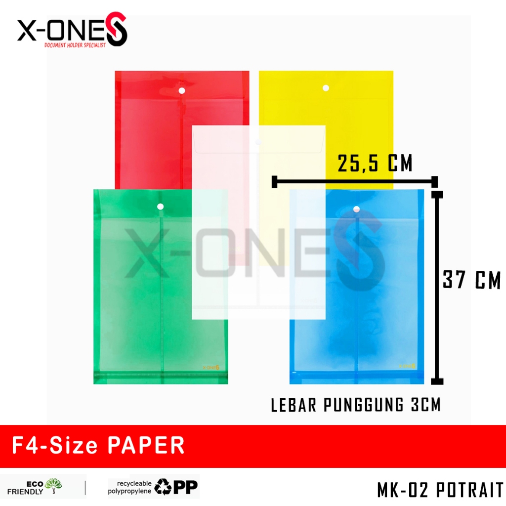 

X-ONE MAP KANCING POTRAIT FOLIO MK-02 FC (SATUAN)