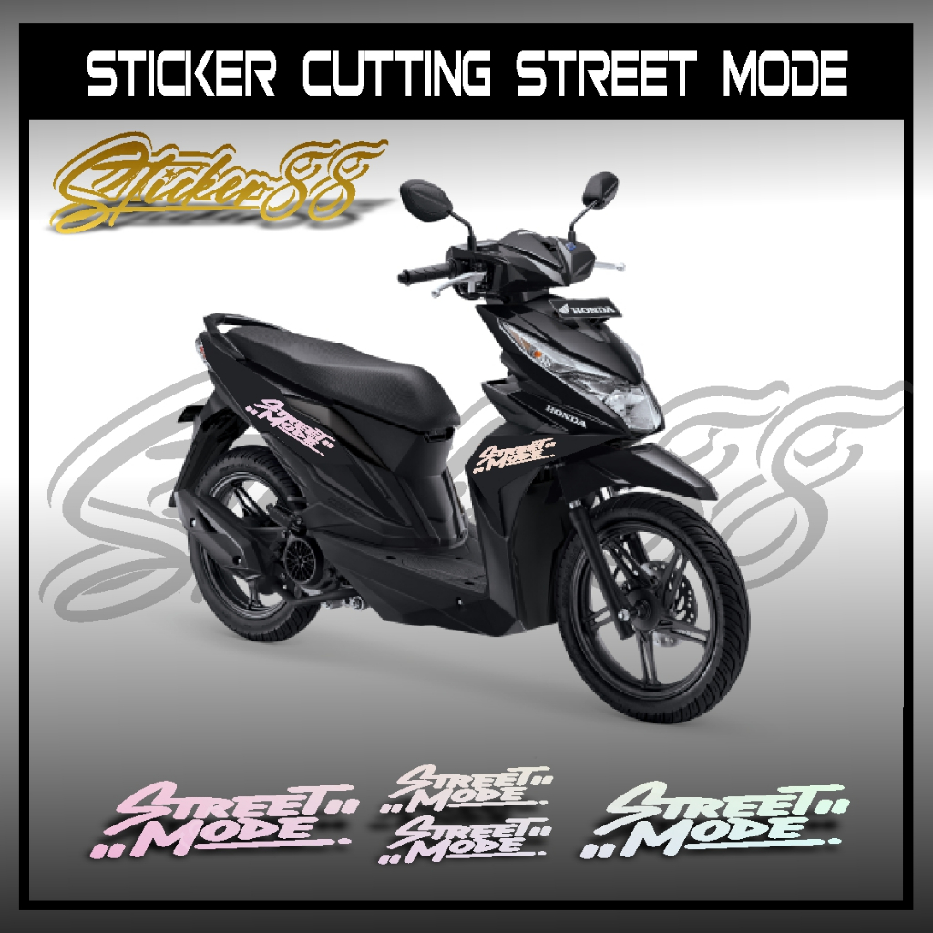 Stiker BEAT ESP Mode Street / Cutting Sticker BEAT ESP Street / Cutting Stiker BEAT ESP / stiker mot