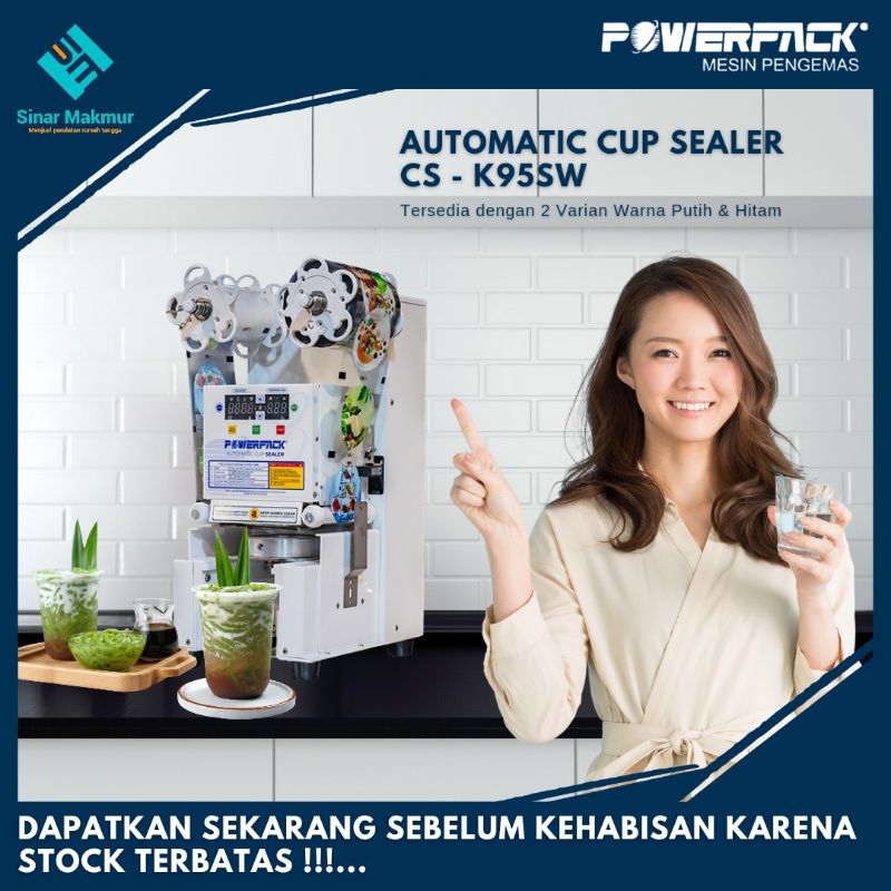 Mesin Penyegel Cup Otomatis | Automatic Cup Sealer - Powerpack