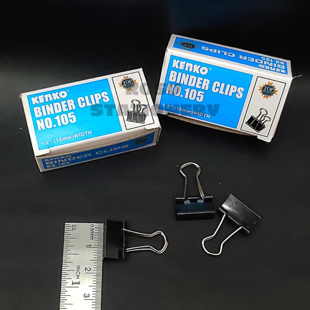 

KLIP BINDER / PENJEPIT KERTAS / KENKO BINDER CLIP No. 105