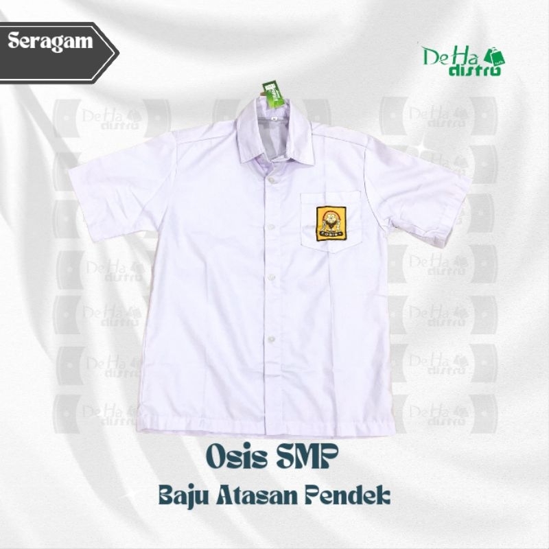 Atasan osis SMP lengan pendek/Seragam Osis/Seragam SMP