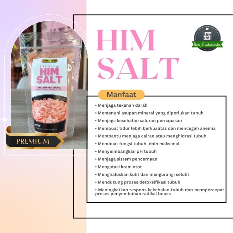 

Him salt shofiyu garam himalaya premium menurunkan tensi 175gr