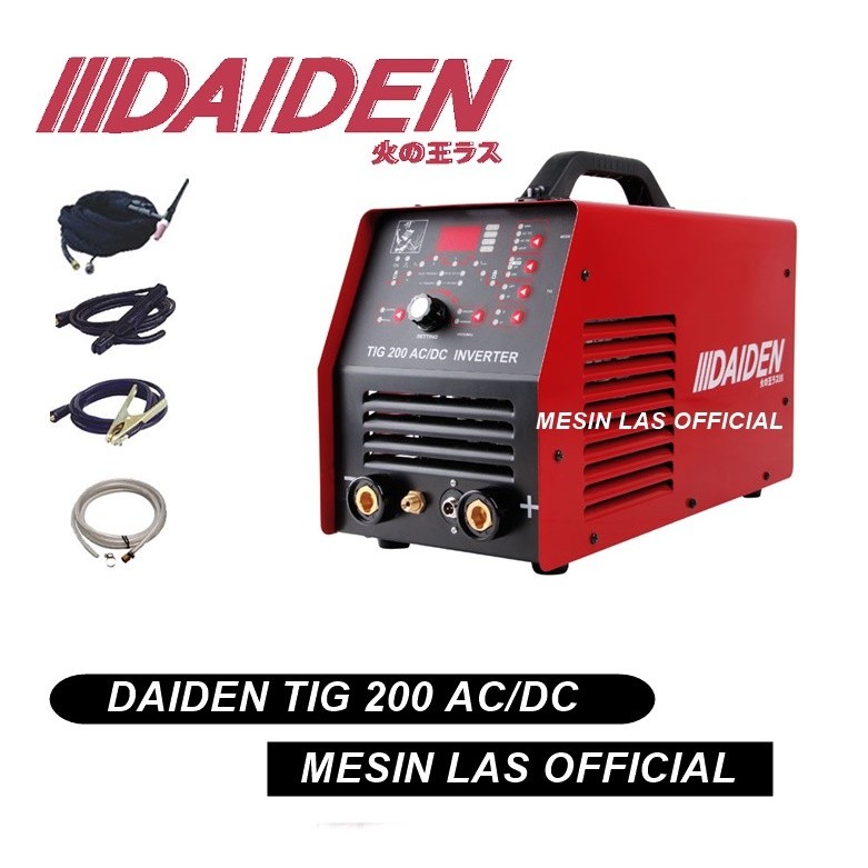 Mesin Trafo Las Inverter Argon Daiden Tig 200 Ac-Dc Aluminium