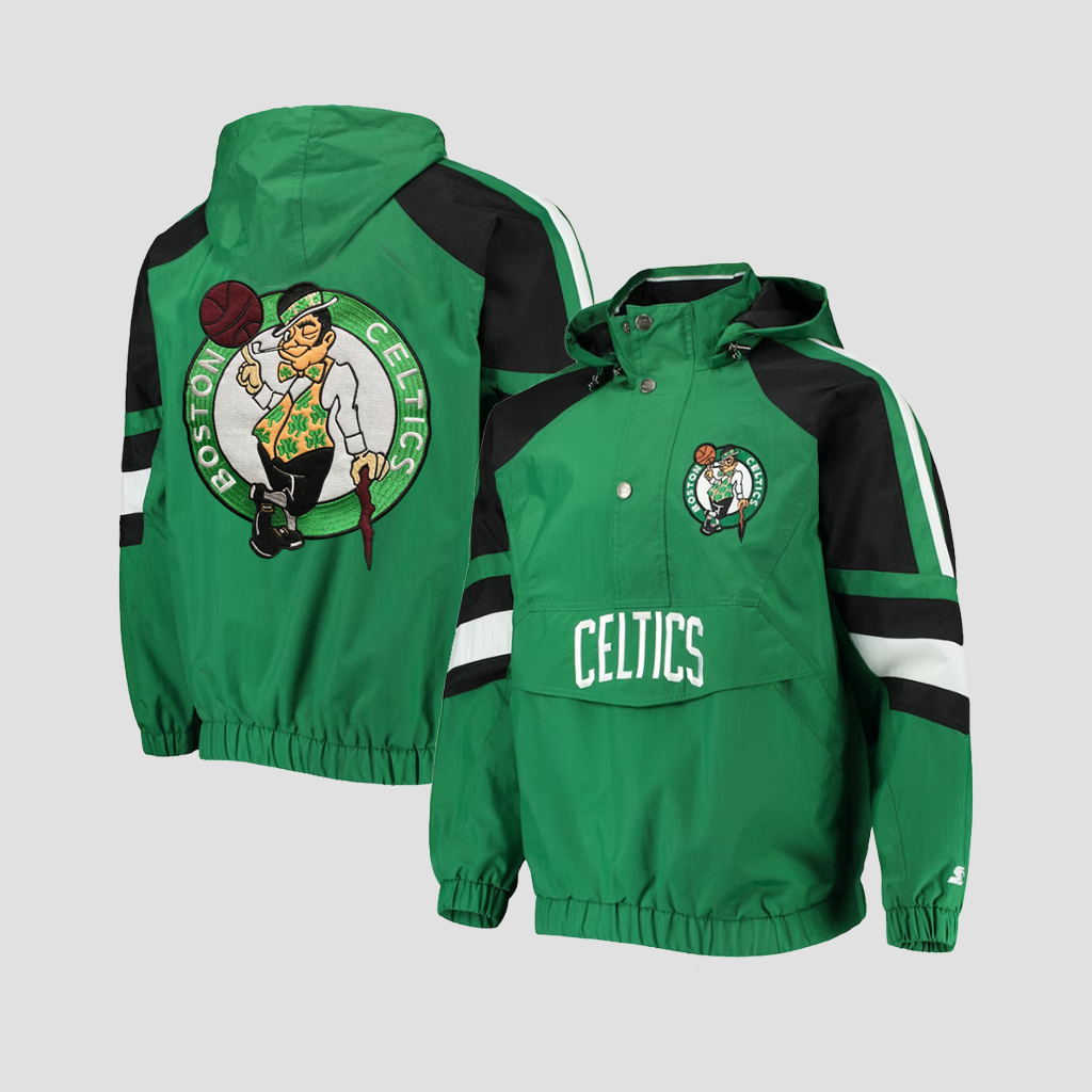 ANORAK CAGOULE JACKET NBA CELTICS BOSTON SERIES