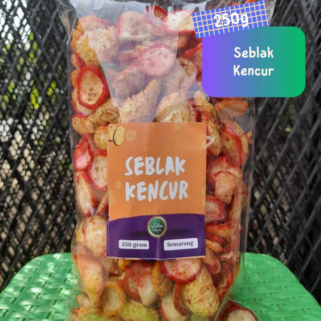 

Seblak Kencur isi 250 gr - Jajan Kiloan/Oleh-Oleh Khas Semarang