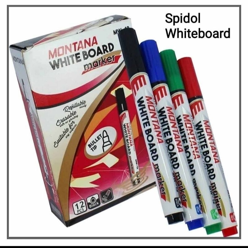 

1 Pcs Spidol Montana Whiteboard / Permanen