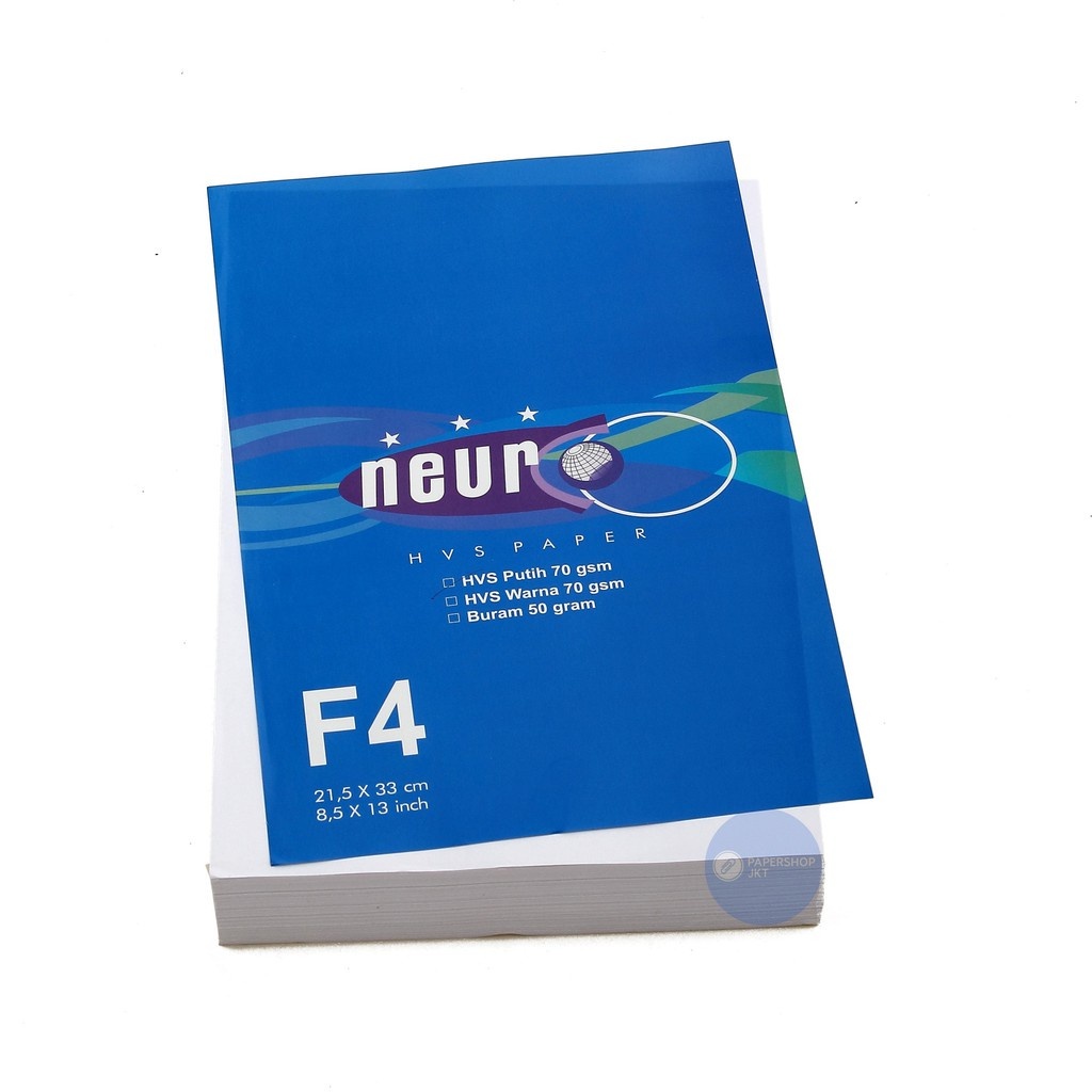 

NEURO - F4 70 Gram Kertas Fotokopi HVS Putih - Pack