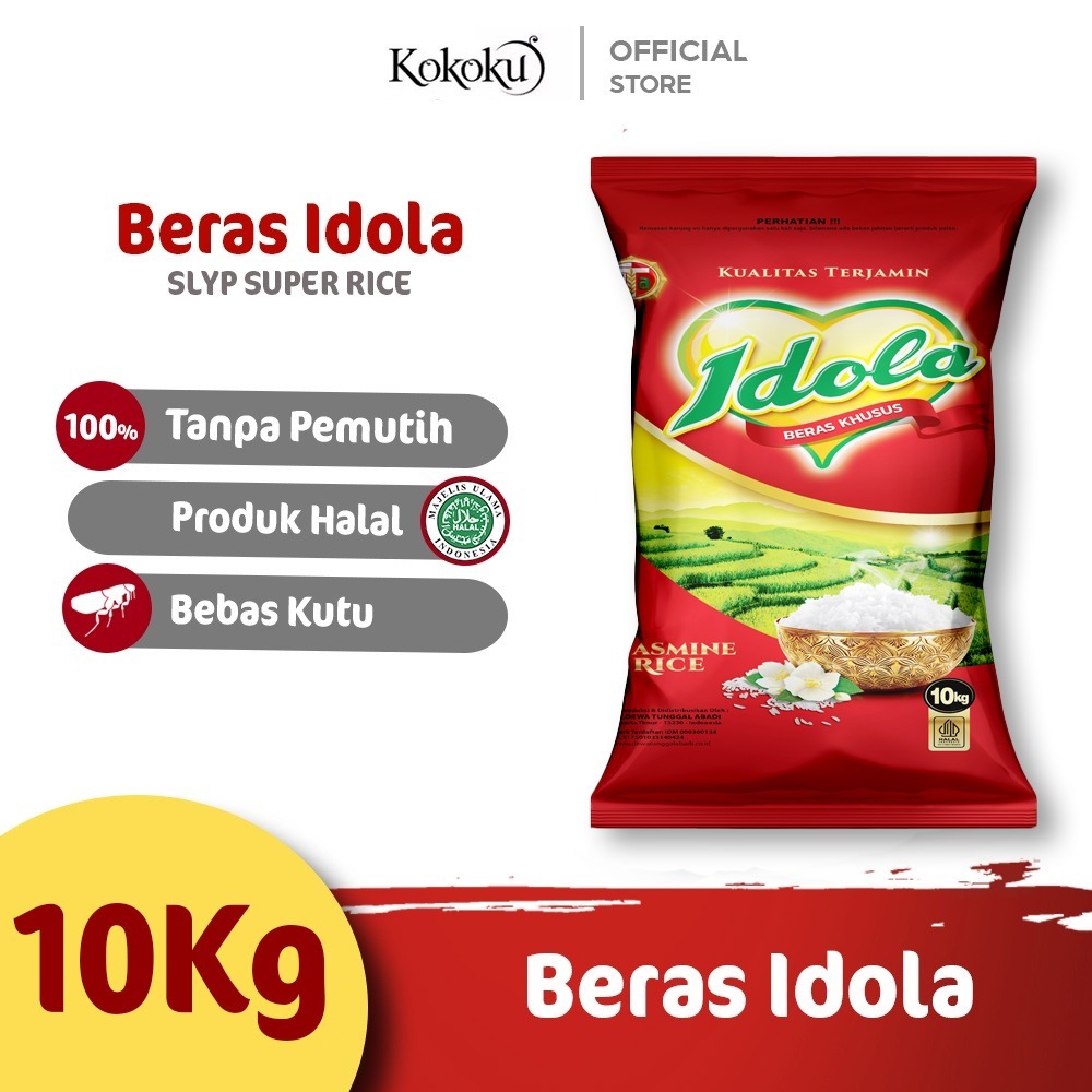 

Idola Beras Fortifikasi 10 kg