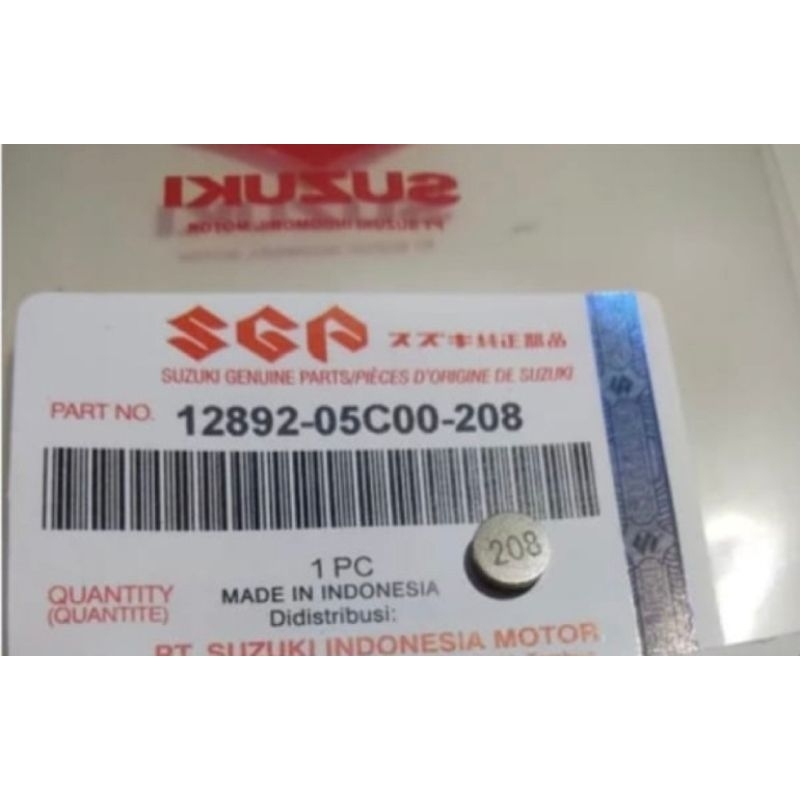 SIM KLEP FU GSX CB150 R OLD LED SONIC 150 SUPRA GTR UKURAN 208