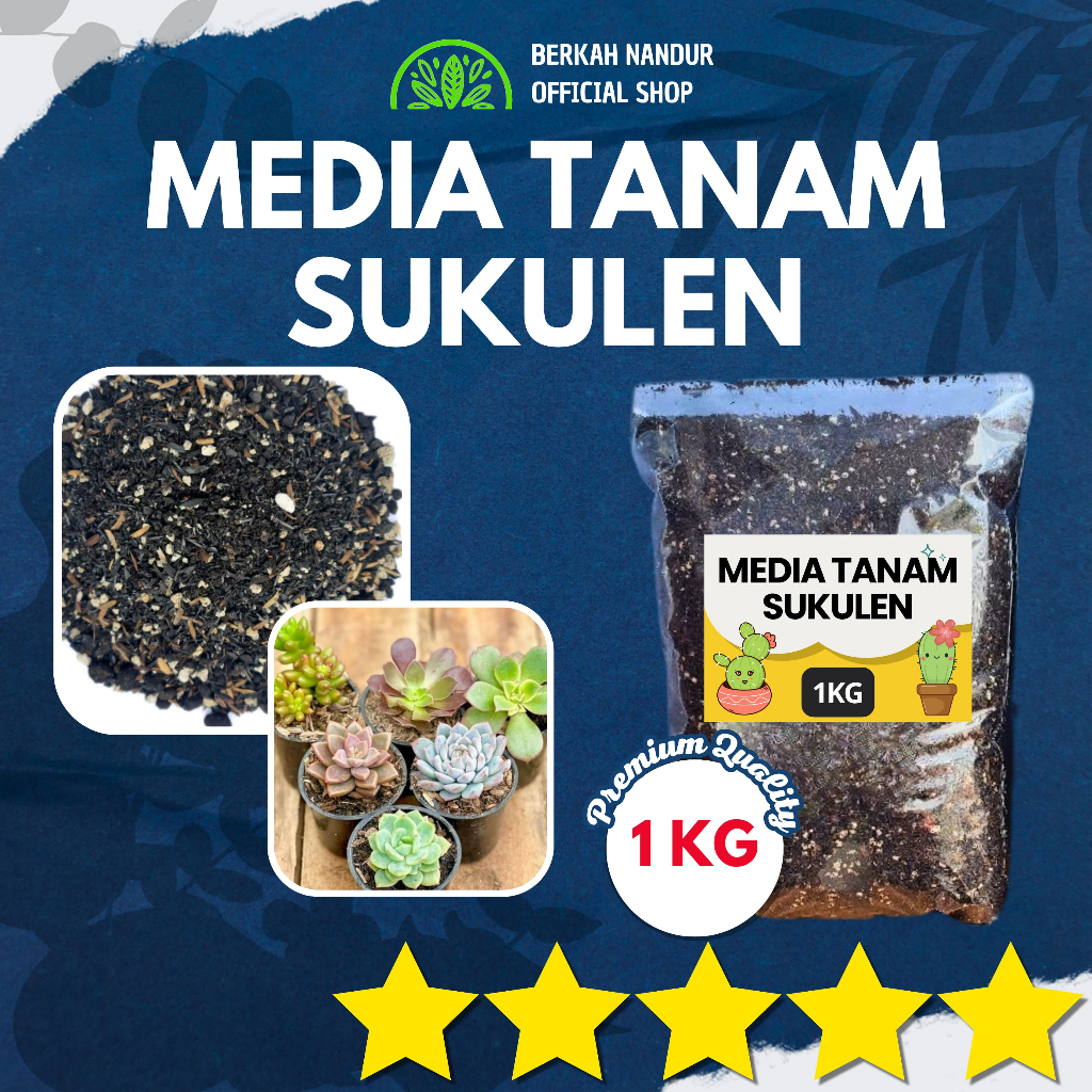 Media Tanam Sukulen 1 Kg Media Tanam Kaktus Media Tanam Adenium
