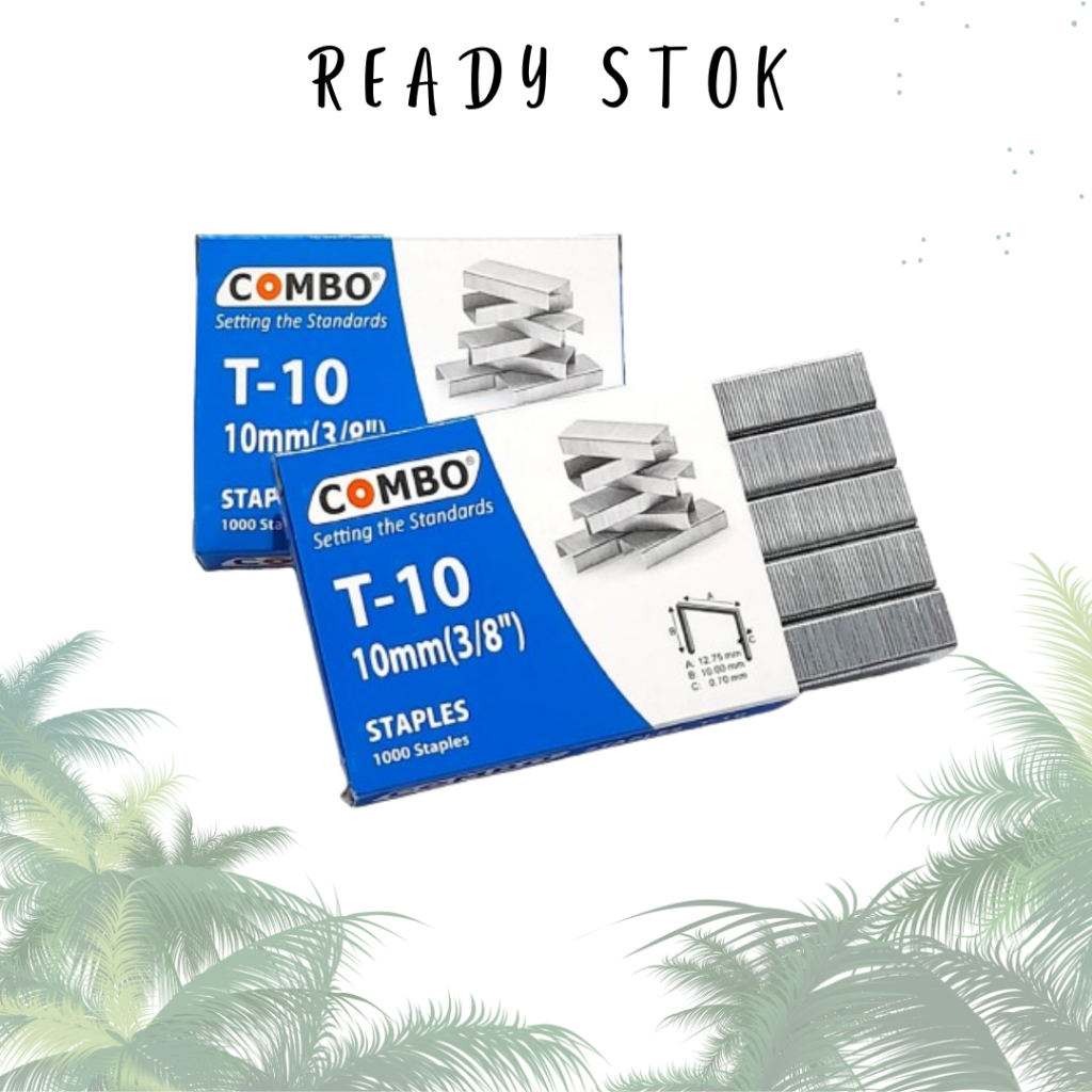 

Isi Staples Tembak / Isi Staples COMBO T-10 10mm(3/8) - (PCS)