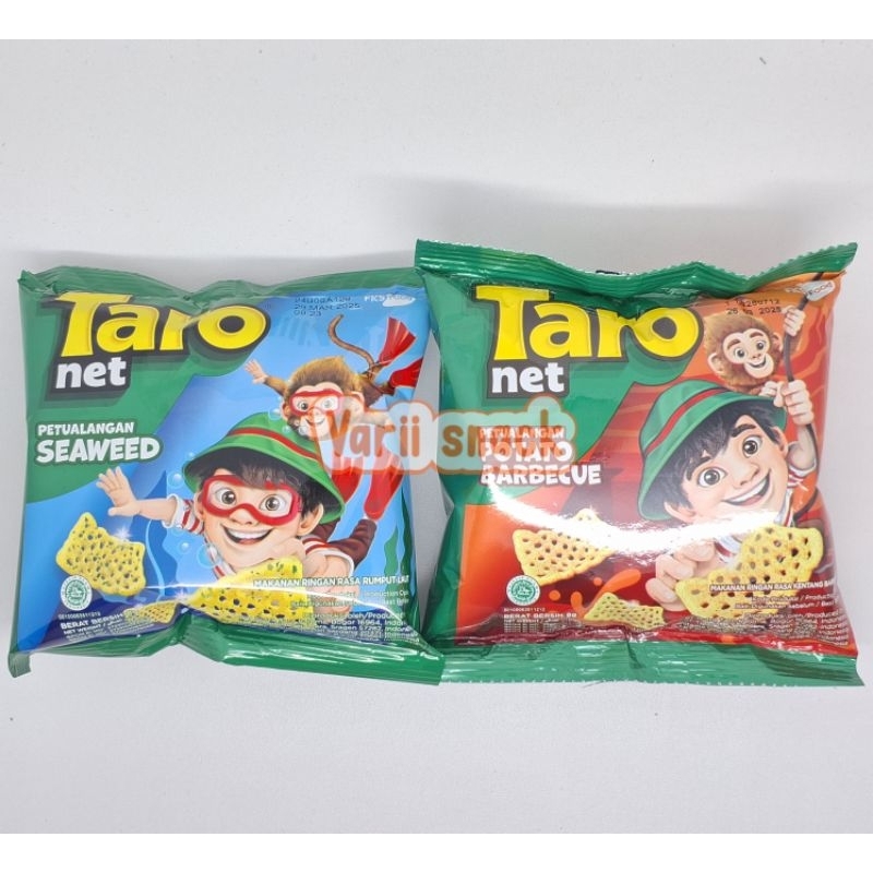 

Snack Taro Net Bbq / Seaweed 1 Renceng 10 pcs