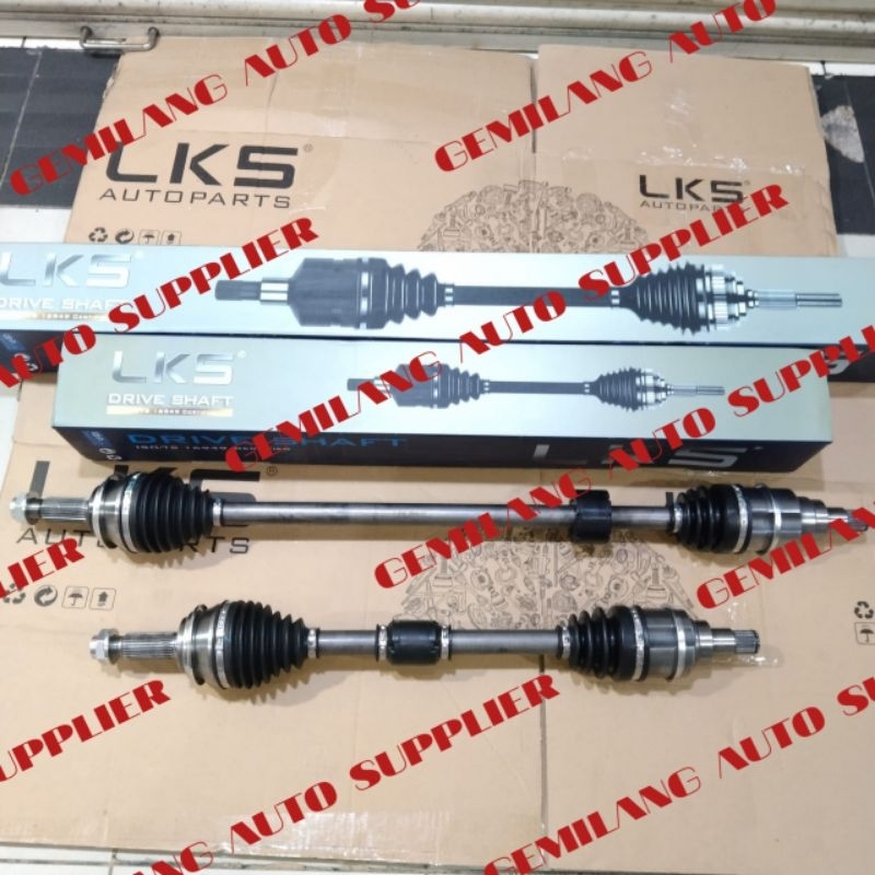 PAKET HEMAT.. As Roda Komplit Set Drive Shaft Assy Kanan Kiri Calya/Sigra 1200cc 2016-on Merk LKS