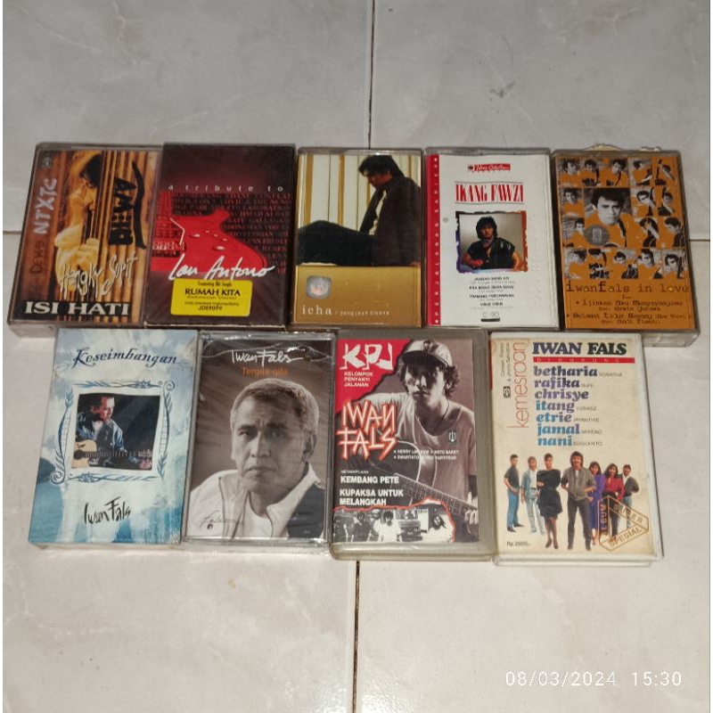 Kaset Pita Indonesia HENGKY SUPIT-Isi Hati / A Tribute To IAN ANTONO / ICHA-Yang Jauh Disana / IKANG