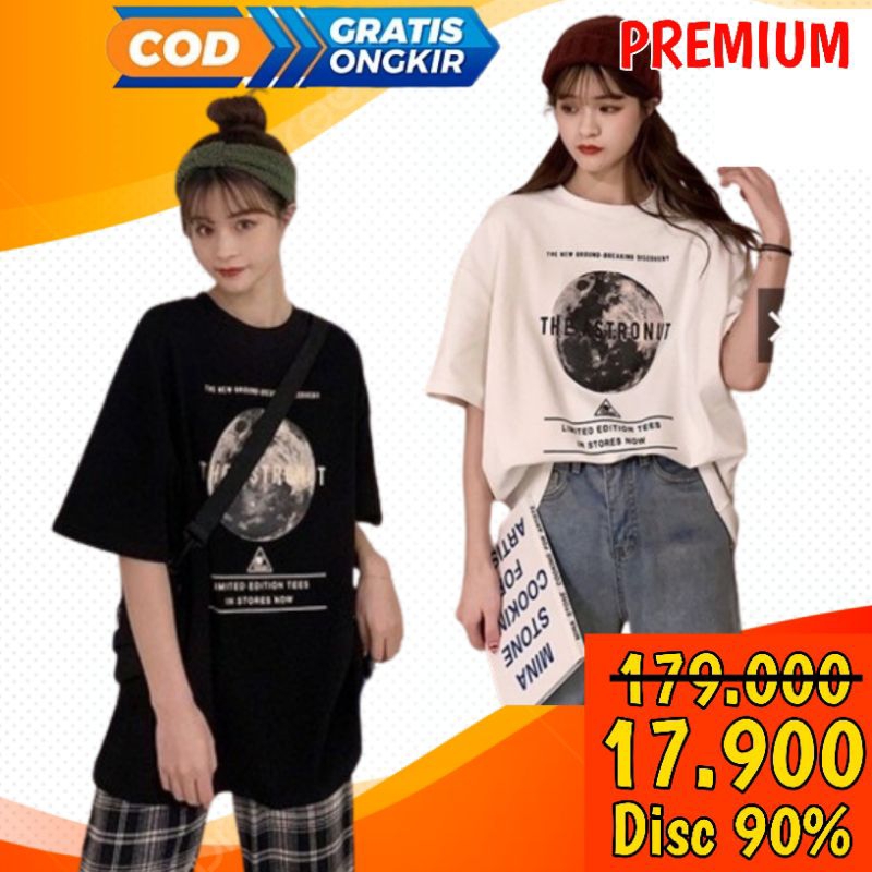 ZAHAQUEEN ~ Kaos t-shirt oversize wanita The ASTRONOT premium / kaos wanita kaos oversize wanita kao