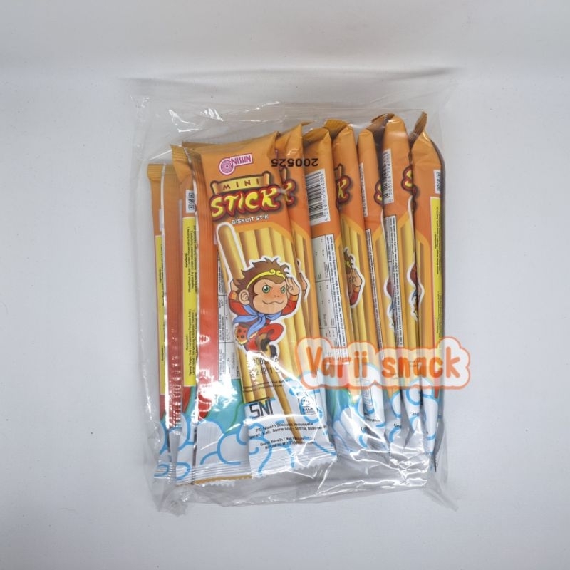 

Nissin Mini Stick Biskuit Stick 1 Pak 10 pcs