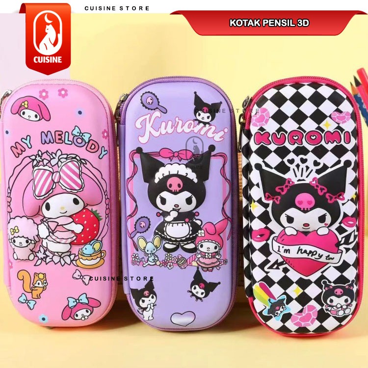 

YEN Kotak Pensil 3D Timbul EVA Astronot Sanrio Ukuran 23 CM Tempat Pensil Anak Sekolah Kualitas