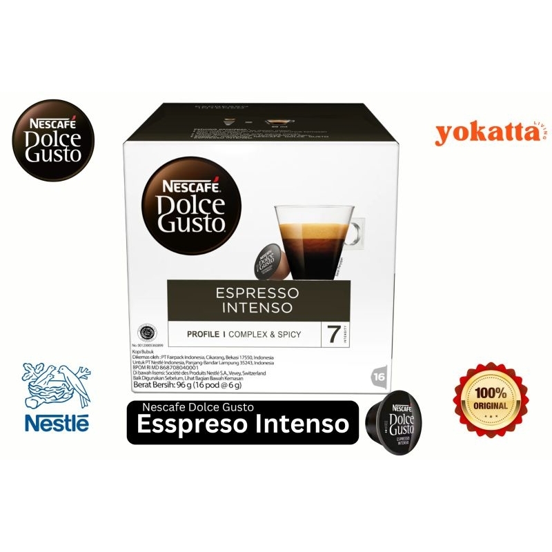 

Kopi Kapsul Nescafe Dolce Gusto Espresso Inteso Capsule