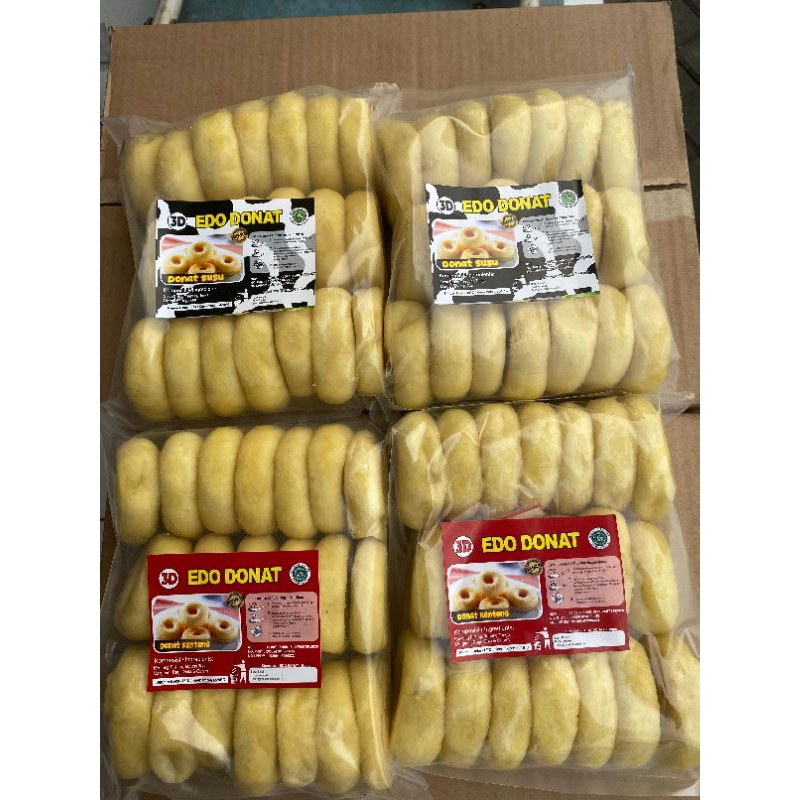 

Edo Donat Kentang Ori / Donat Susu isi 20 / Donuts / Donat Frozen / Donat Instant Tinggal Goreng