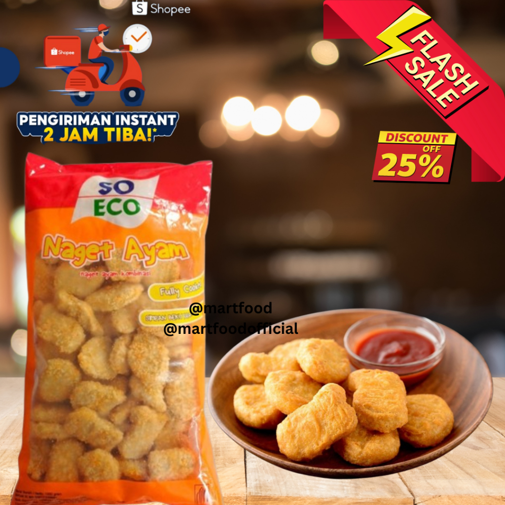

Naget 1 KG So Eco Naget Ayam