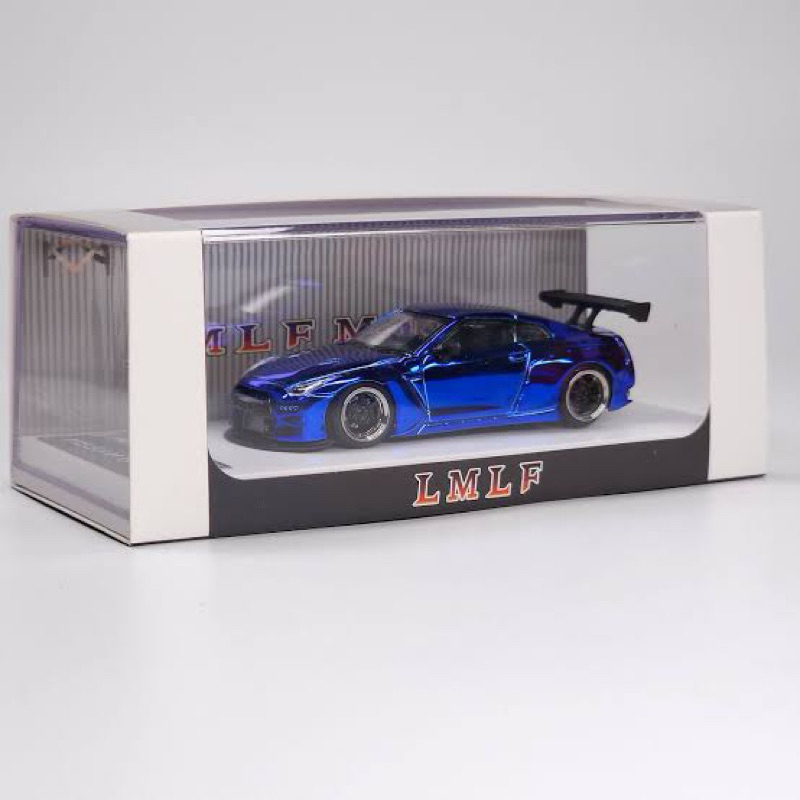 LMLF Model Nissan Skyline GT-R R35 Hydrochrome Blue