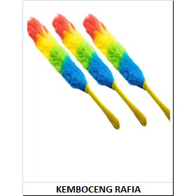 Kemoceng Tali Rafia Plastik / Kemoceng Warna warni