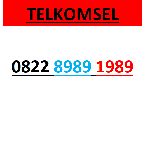 Nomor cantik telkomsel simpati 4g 5g seri tahun 1989 0B22 8989 1989 r6000