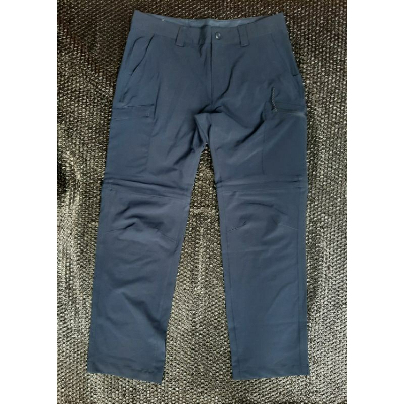 COLUMBIA PFG DEEP WAVES CONVERTIBLE PANTS NAVY MEN'S CELANA PANJANG HIKING TREKKING TRAVELING ORIGIN