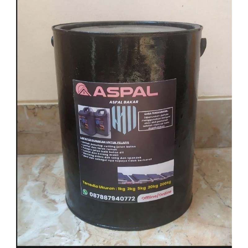 Aspal Bakar / Padat 1 kg