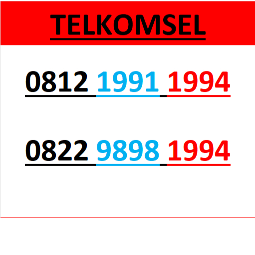 Nomor cantik telkomsel 4G 5G seri tahun 1994 r1000