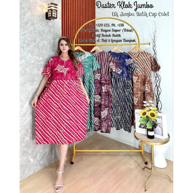 Daster klok jumbo cibi