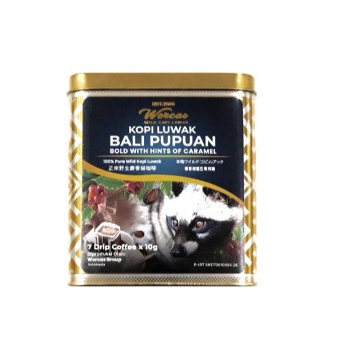 

Luwak Coffee Kopi Luwak Bali Pupuan Bold with Hints of Caramel drip coffee
