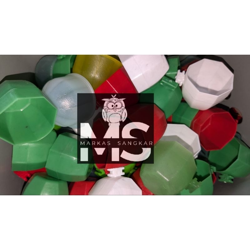 Wadah pakan/ cepuk burung/ tangkringan kayu (biasa)